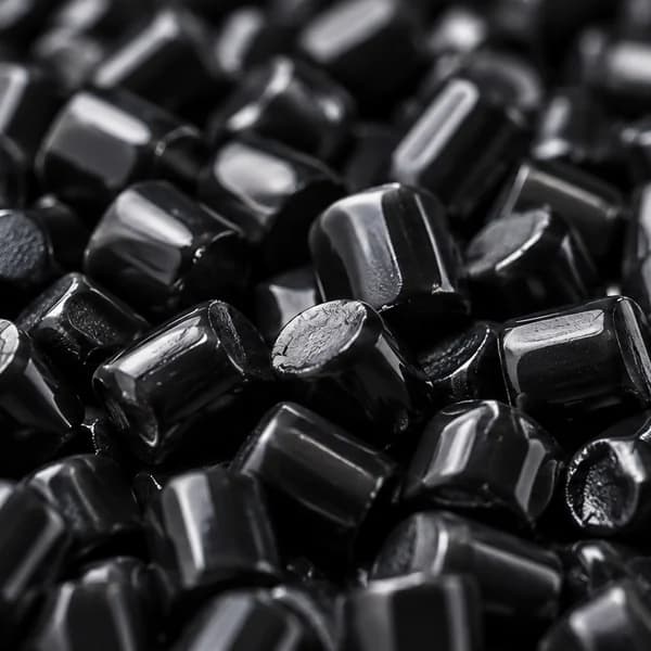 Black masterbatch granules