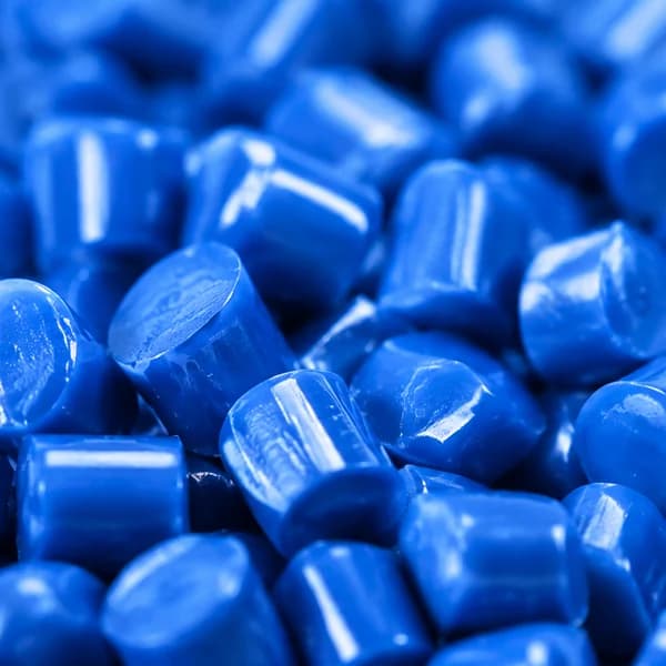 Blue color masterbatch granules