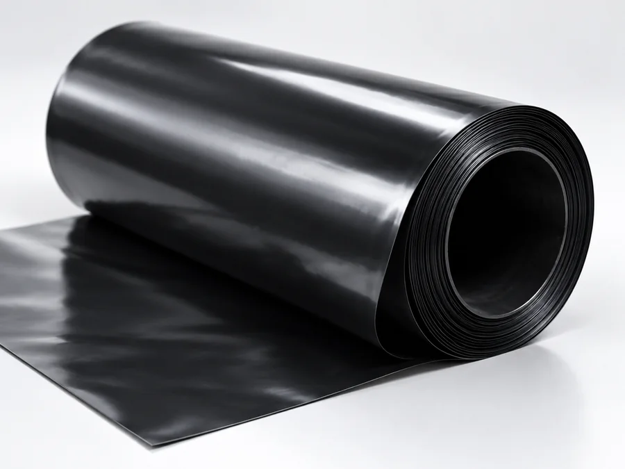 Black film produced with rPE recycled black masterbatch