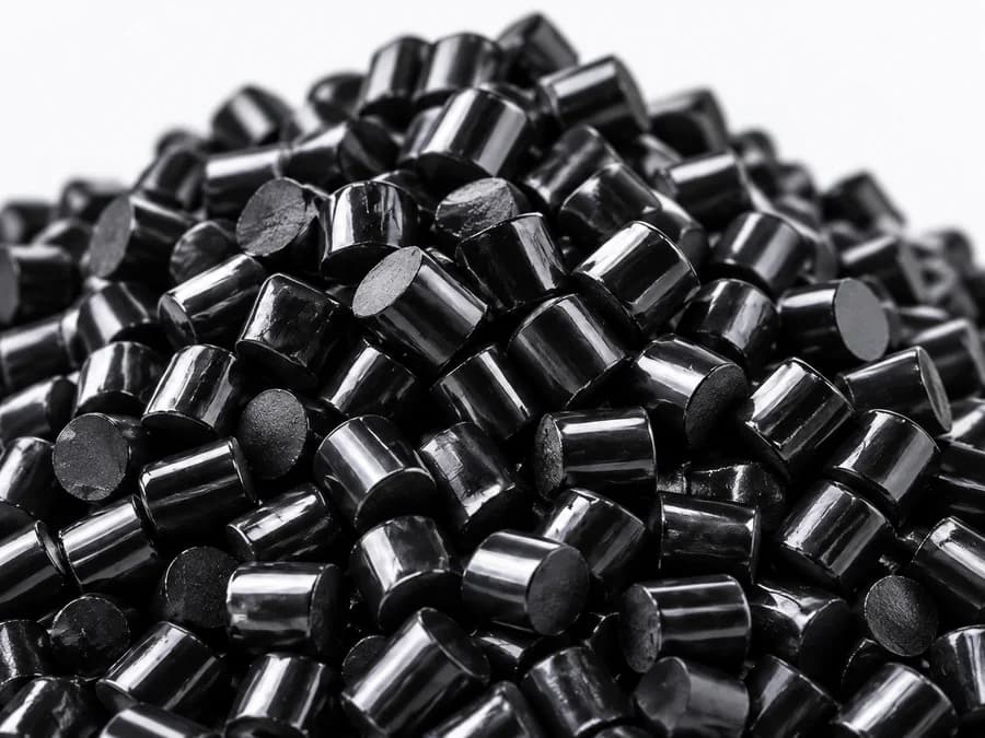 rPE recycled black masterbatch granules
