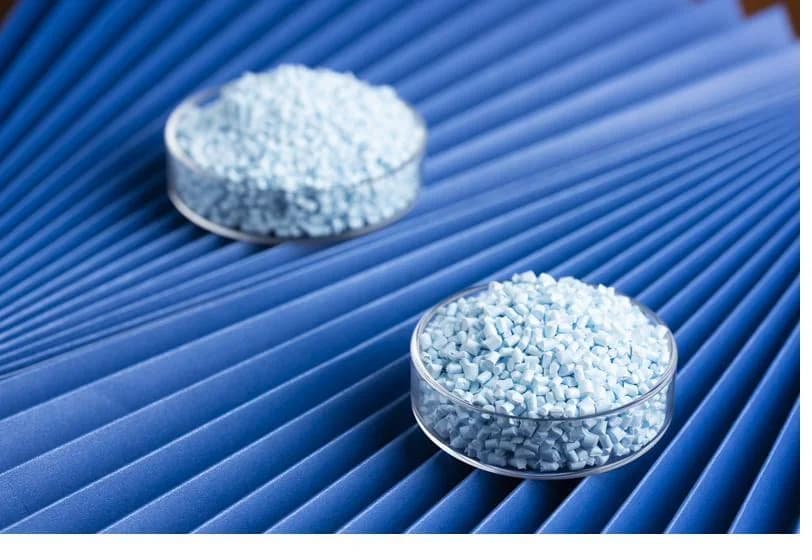 Blue color masterbatch granules