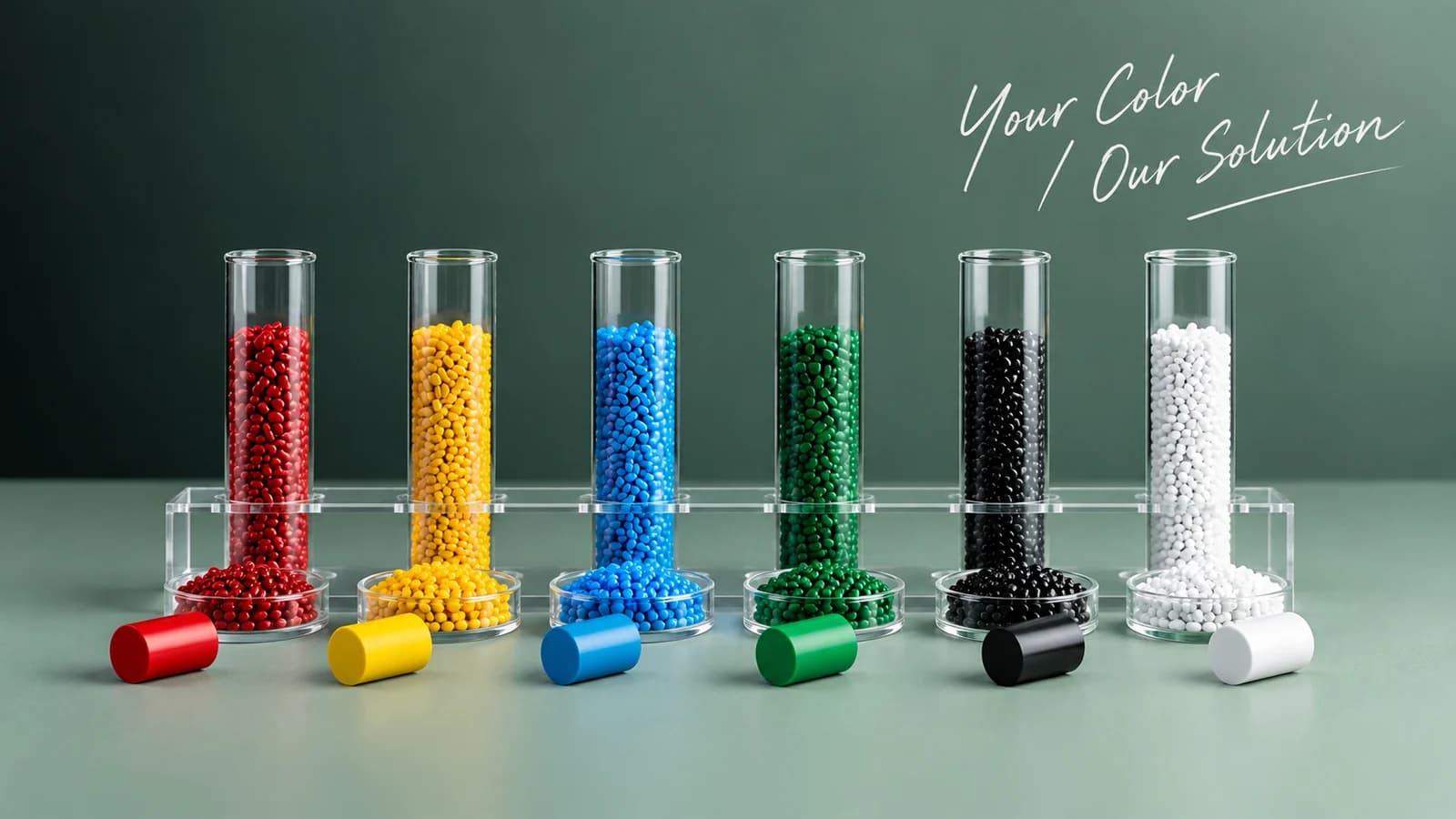 Gama de masterbatch de cor personalizado