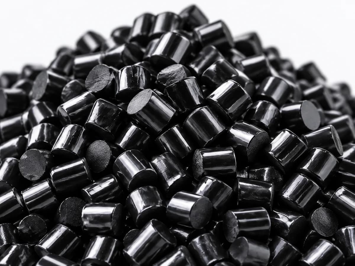 Compounding with recycled PE materials